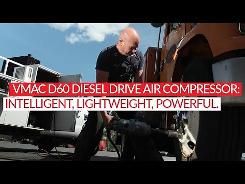 VMAC D60 Diesel Drive Air Compressor: Intelligent, Lightweight, Powerful.
