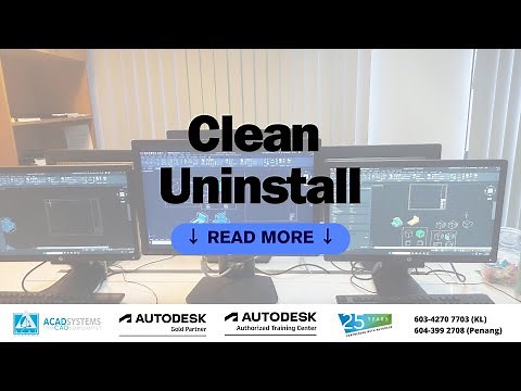 Uninstall Autodesk Software