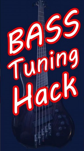 Easy Bass Tuning Hack for 5-String and 6-String Basses #basstuning #6stringbass