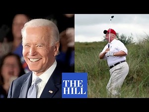 WATCH: President Trump golfs morning after Joe Biden's 2020 election victory speech