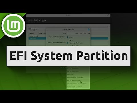 How to Create EFI Partition in Linux Mint
