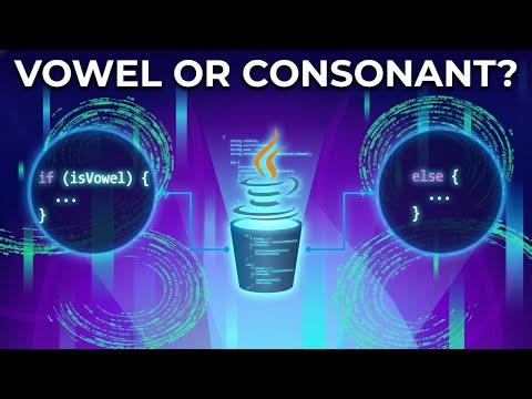 20 Java Program to Check Vowel or Consonant