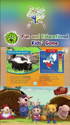 🦨🌬️ The V-Striped Skunk! | Nature's Smelly Scientist! | EduFam ✨