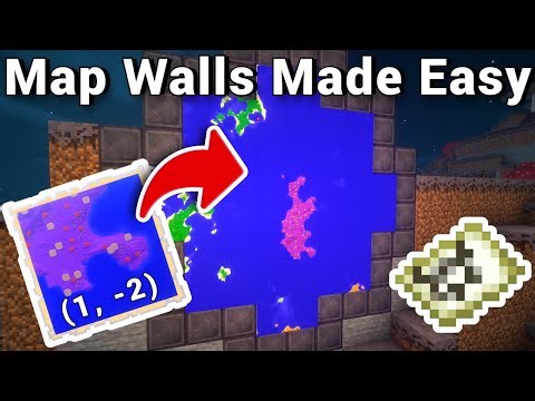 The Art of Large Map Wall Organization in Minecraft | A Short Guide