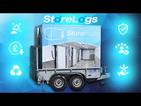 Storelogs Temperature Controlled Portable Trailer storage for any event