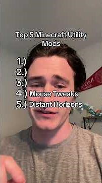 TOP 5 MINECRAFT UTILITY MODS