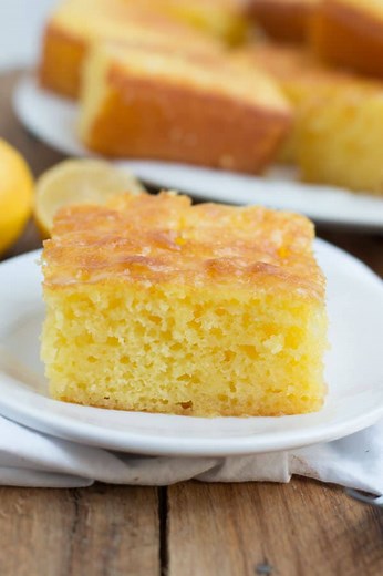 Best Lemon Jello Cake Recipe (Cake Mix Lemon Cake!) - Oh Sweet Basil