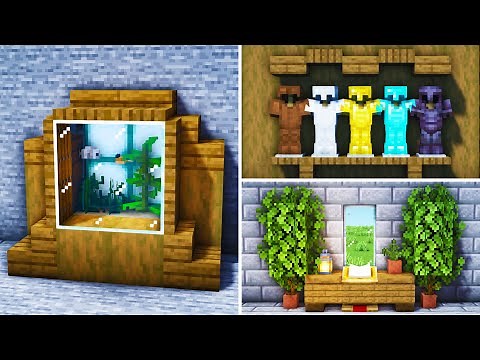 Minecraft: 30+ MUST KNOW Interior Designs and Ideas (Tutorial)