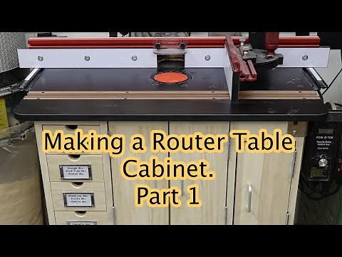Building a Router Table Cabinet Part 1