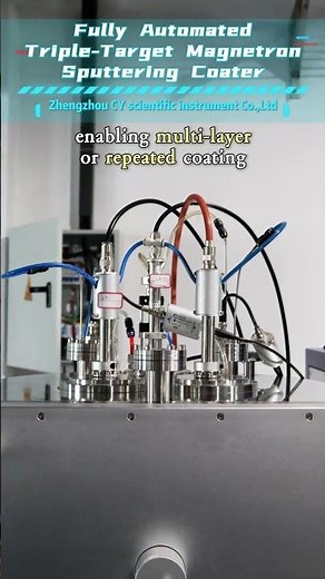 Fully Automated Triple Target Magnetron Sputtering