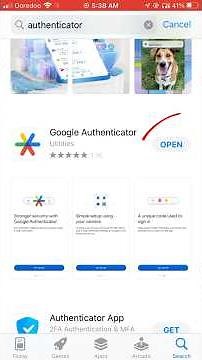 Google authenticator Apps Download setting