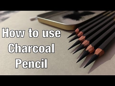 How to use Charcoal Pencil | For Beginners | Step by Step