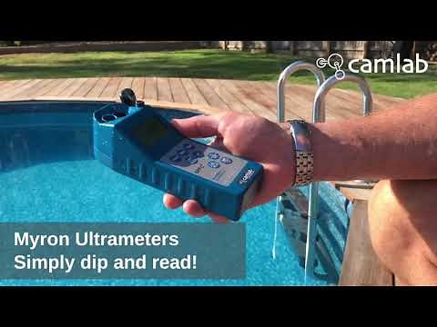 How to test your pool water using the Myron Ultrameter