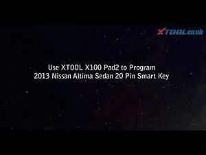 XTOOL X100 Pad2 / Pad2 Pro program 2013 Nissan Altima Sedan Smart Key -Xtool.co.uk