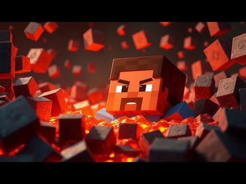 Survie chaotique dans Minecraft en musique