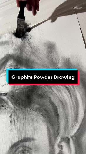 Experimenting with Graphite Powder Drawing Techniques