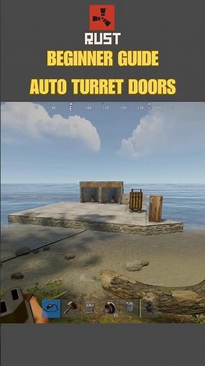 🔥 Rust Auto Turret Defense – HBHF Sensor + Auto Door Setup!