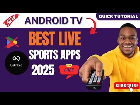 🏆 BEST LIVE Sports Apps for Android TV in 2025 – How to Install Using UNLINKED App