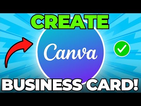 How to Create a Business Card in Canva (Quick & Easy)