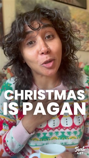 Leah Van King on Instagram: "Jesus wasn’t born in December. Saturnalia walked so Christmas could sleigh. Let’s talk about it. 🎄📚 #Christmas #saturnalia #paganism #WinterSolstice #CulturalHistory #religion #holidays #learnoninstagram #HistoryNerd"