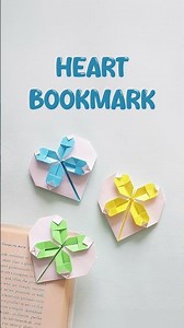How to Make a Heart Bookmark ❤️ | Easy Origami Craft