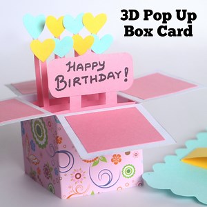 31K views · 2K reactions | Beautiful 3D pop up box card making...