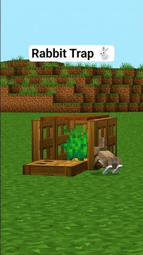 Minecraft Rabbit Trap Tutorial 🐇