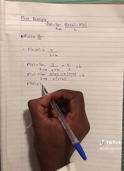Calculus First Principles Explained