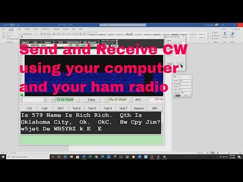 MRP40 Morse Code CW Decoder Icom 7300 Settings Easy way to send and receive CW