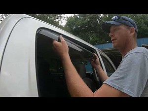 WeatherTech window vents 2015 Chevy Silverado