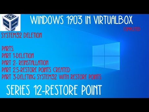 OBS Virtualbox Windows 10 1903 System32 deletion (FINALE)