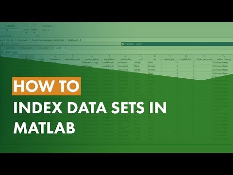How to Index Data Sets in MATLAB