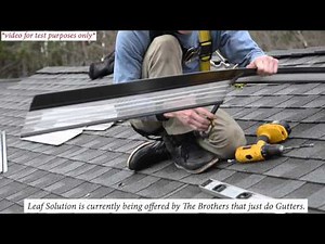 Gutter Guard Installation