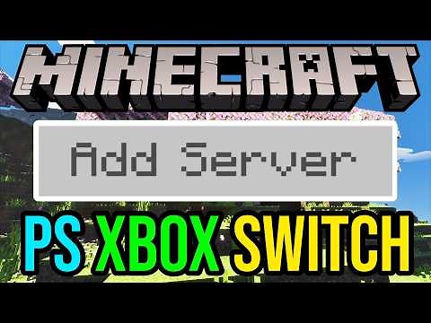 How To Join ANY Server In Minecraft PS4 / PS5, Xbox & Switch!