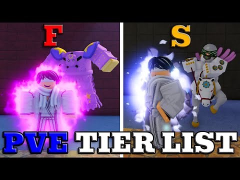 Best Stands for PVE/Grinding Tier List In Your Bizarre Adventure [YBA]