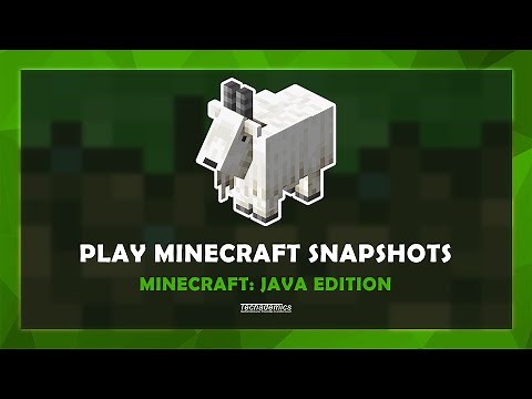 How To: Play Snapshots In Minecraft Java Edition - (Quick & Easy)