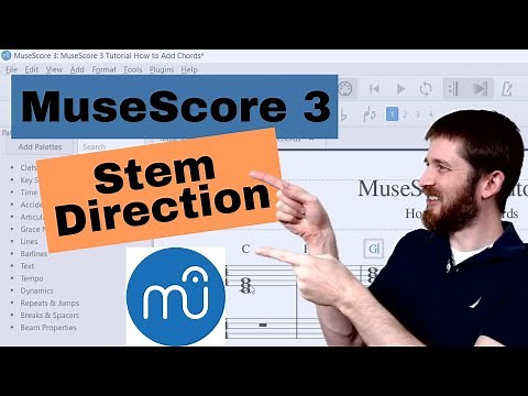 How to Change Stem Direction in MuseScore 3, Note Stem Direction for Melody and Four Part Writing