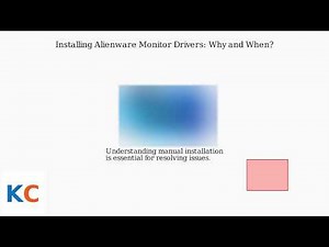 How to Install Alienware Monitor Driver on Windows – Device Manager & INF Guide