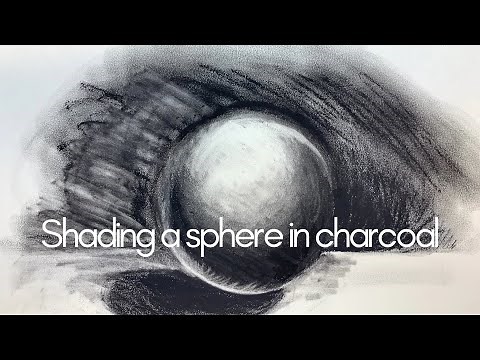 Shading a sphere in charcoal