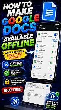 How to Make Google Docs Available Offline