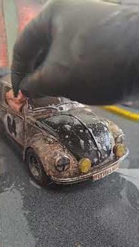 Volkswagen Beetle Deep Clean #diecast #beetle