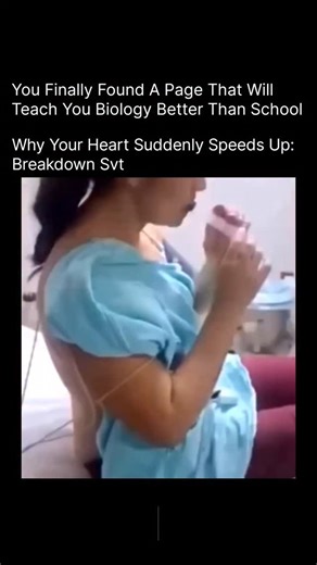 BIOLOGY | MEDICAL | HEALTH on Instagram: "Ever felt your heart racing out of nowhere—like it just hit fast-forward? That sudden, rapid heartbeat could be SVT (Supraventricular Tachycardia). 🔍 What exactly is SVT? SVT is a condition where the heart suddenly starts beating very fast (150–250 beats/min) due to an electrical short-circuit in the upper chambers of the heart (atria). DM for credit/removal #SVT #HeartHealth #FastHeartbeat #MedicalExplained #HealthReels"