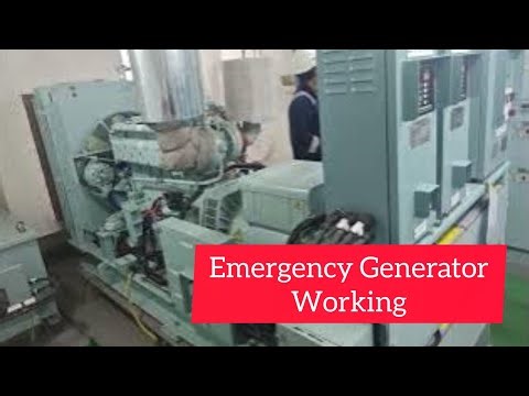 Emergency Generator on Ship | Purpose, Working, Duration & Weekly Test Explained