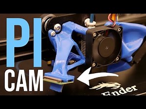 Creality Ender 3 V2 - Generative Design Organic Pi Nozzle Cam Mount
