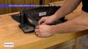 Infinity Tools Precision Miter Trimmer – Professional Guillotine-Style Angle Cutter for Perfect Trim, Molding, and Frame Joints