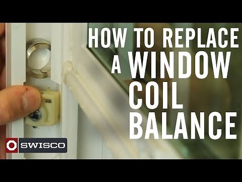 How to replace a window coil balance