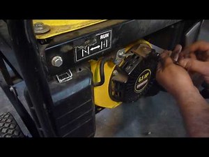 REPAIRING CHAMPION GENERATOR PULL CORD