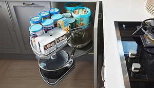 4 Clever Corner Kitchen Cabinet Storage Ideas | OPPEIN