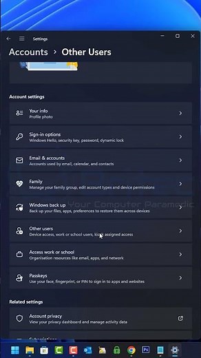 Create A Local Account On Windows 11
