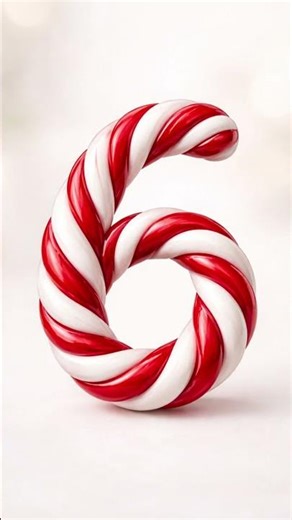 Red & White Lollipop Countdown 🍭 10 to 1 | Satisfying Candy Numbers | #Shorts #countdown